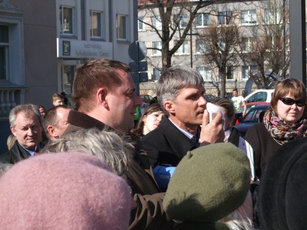 Protesta akcija Rēzeknē - 9