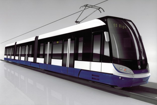 Škoda tramvajs Rīgai