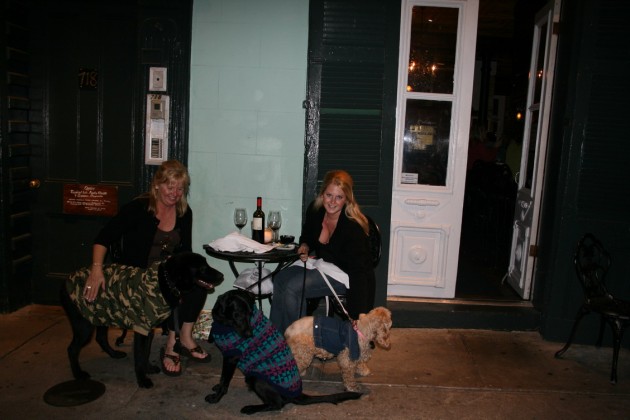 dogs & woman of new-orleans