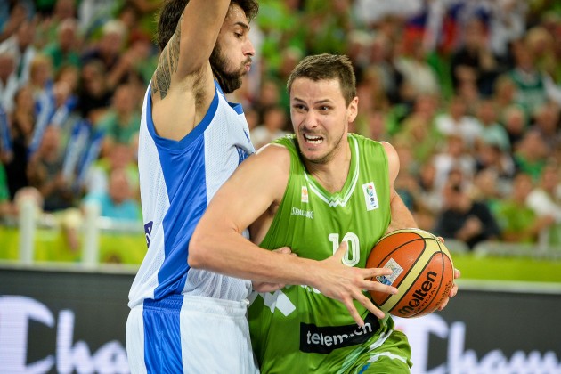 EČ basketbolā: Slovēnija - Grieķija - 1