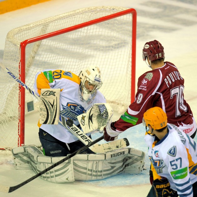 KHL spēle hokejā: Rīgas Dinamo - Atlant - 36