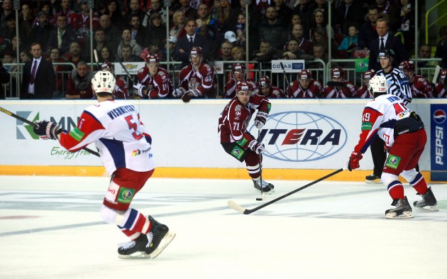 KHL spēle hokejā: Rīgas Dinamo - Lokomotiv - 26