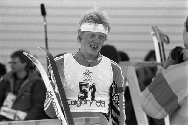 Kalgari 1988 PSRS biatlonists Sergejs Čepikovs