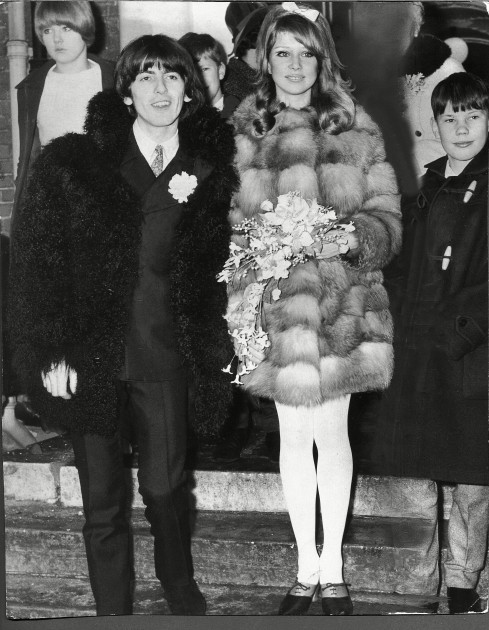 George Harrison and Pattie Boyd 