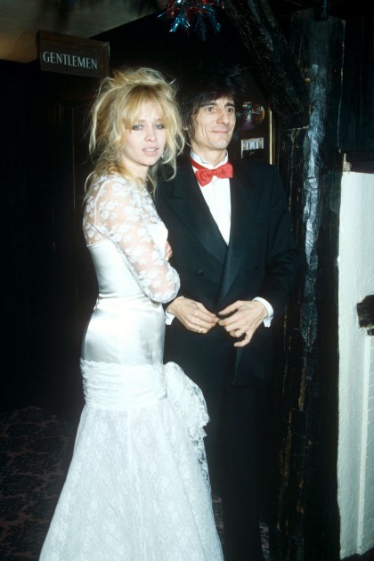 Ronnie Wood and Jo Howard 