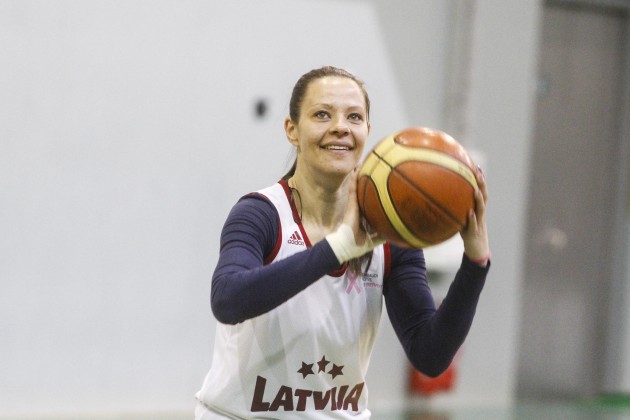 Latvijas sieviešu basketbola izlases treniņš - 20