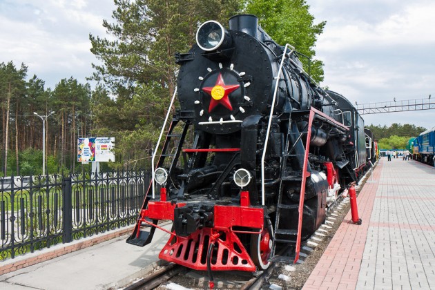 Novosibirskas dzelzceļa muzejs - 1