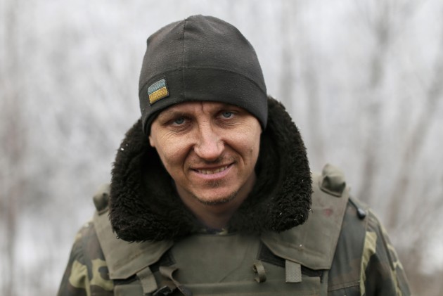 Ukrainas karavīri pie Debaļceves - 1