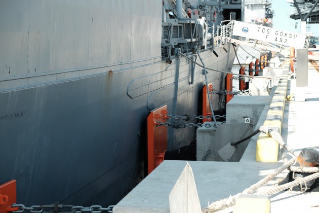 NATO Turcijas jūras spēku kara kuģis TCG Goksu - 5