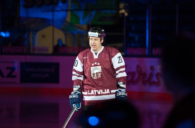 Latvijas hokeja veterāni  spēlē ar Krievijas leģendām - 47