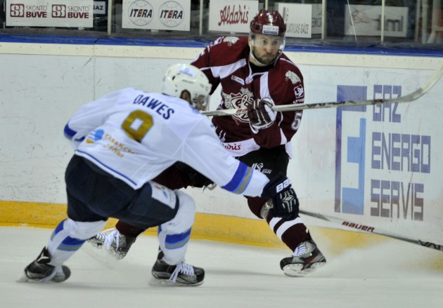 Hokejs, KHL spēle: Rīgas Dinamo - Baris - 5