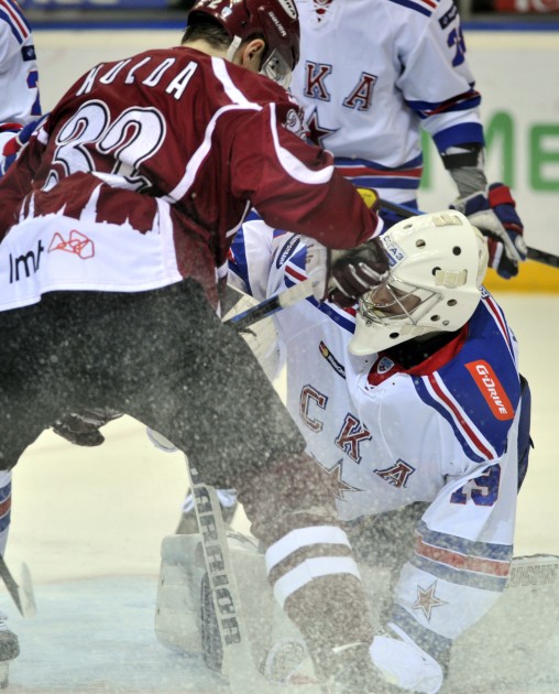 Hokejs, KHL spēle: Rīgas Dinamo - Sanktpēterburgas SKA - 12