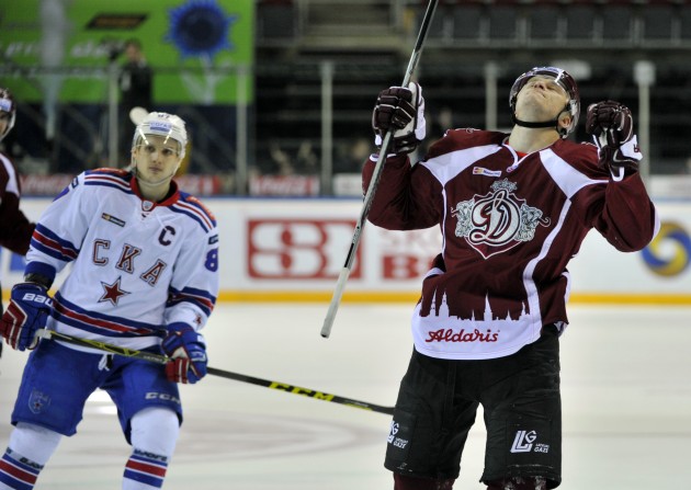 Hokejs, KHL spēle: Rīgas Dinamo - Sanktpēterburgas SKA - 54