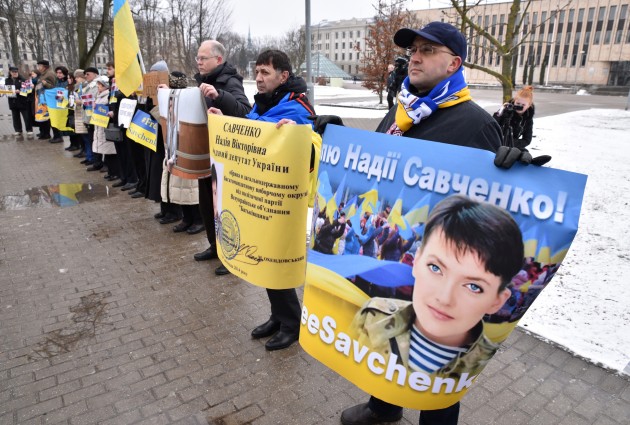 Akcija ieslodzītās Ukrainas Gaisa spēku pilotes atbalstam - 2