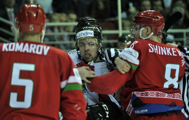 Hokejs, pārbaudes spēle: Latvija - Baltkrievija - 29
