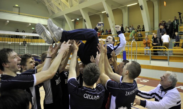 Volejbols, RTU/"Robežsardze" triumfē Latvijas čempionātā - 8
