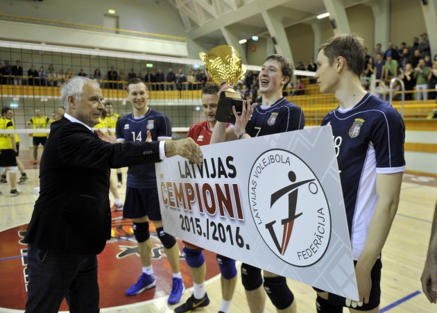 Volejbols, RTU/"Robežsardze" triumfē Latvijas čempionātā - 14