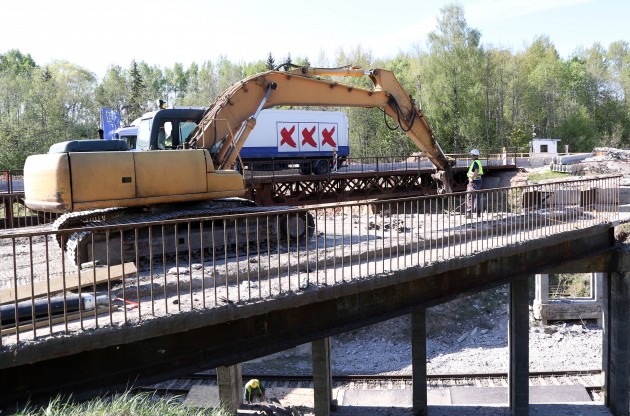 Tilta remontdarbi uz Siguldas šosejas - 11