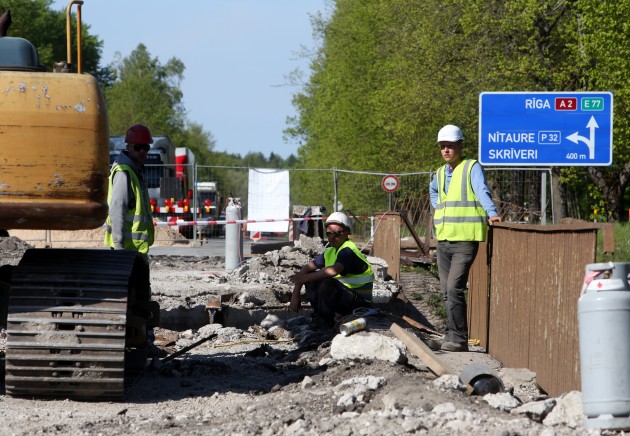 Tilta remontdarbi uz Siguldas šosejas - 18