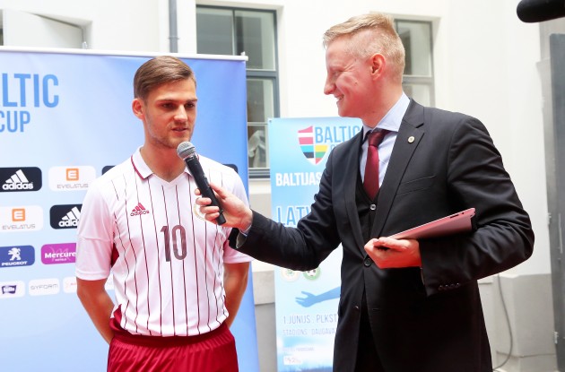 Prezentēts Latvijas nacionālās futbola izlases jaunais ekipējums - 24