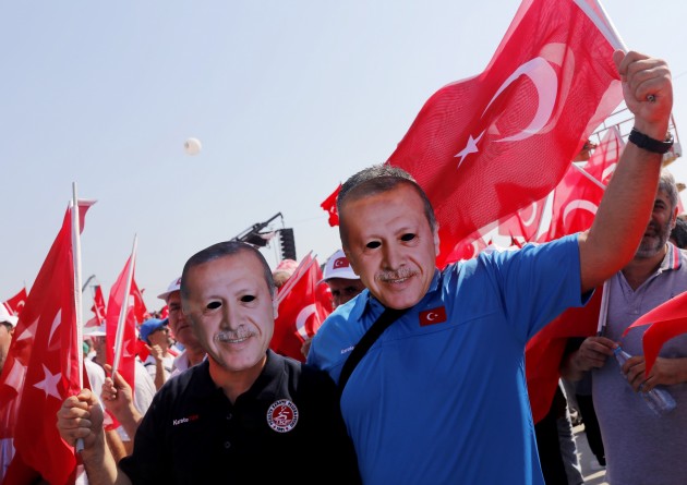 Erdogana atbalstītāju mītiņš Turcijā - 3