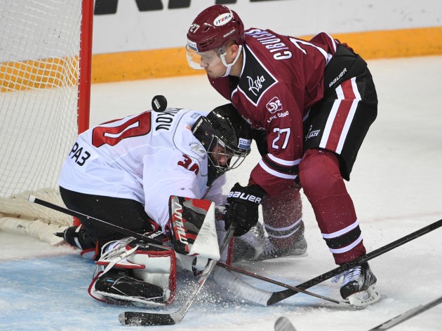 Hokejs, KHL spēle: Rīgas Dinamo - Metallurg Novokuzņecka - 14