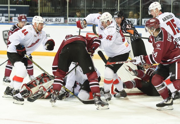 Hokejs, KHL spēle: Rīgas Dinamo - Metallurg Novokuzņecka - 38