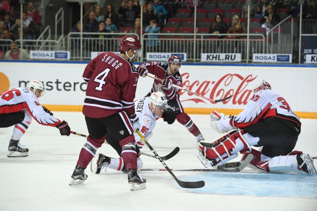 Hokejs, KHL spēle: Rīgas Dinamo - Omskas Avangard - 20