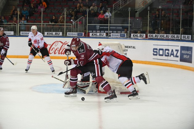 Hokejs, KHL spēle: Rīgas Dinamo - Omskas Avangard - 27
