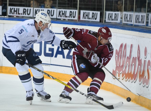 Hokejs, KHL spēle: Rīgas Dinamo - Maskavas Dinamo