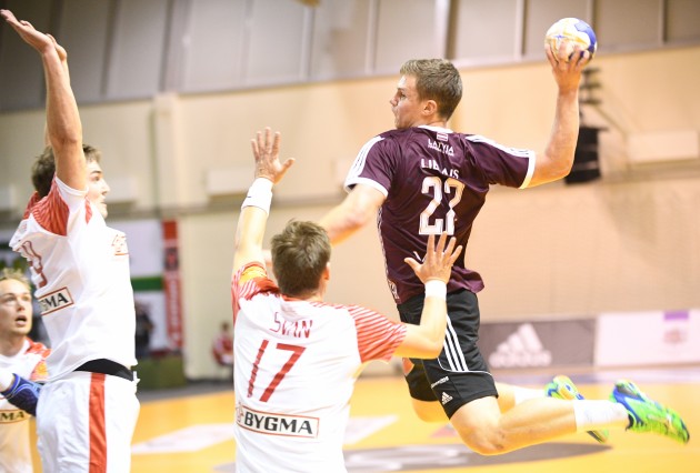 EČ kvalifikācija, handbols: Latvija - Dānija - 16