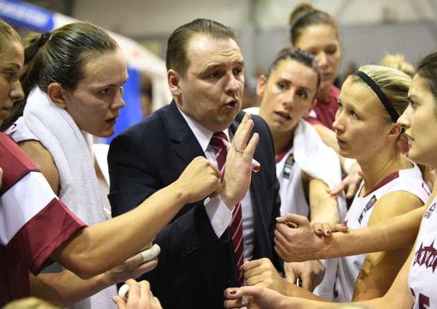 Basketbols, sievietes: Latvija - Slovēnija - 13
