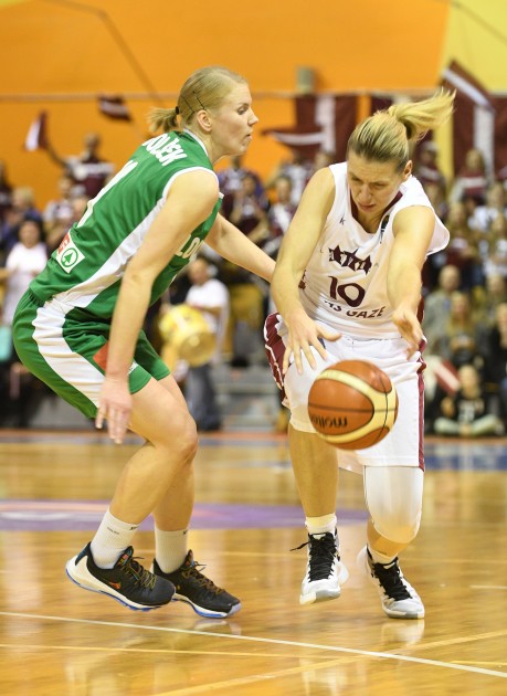 Basketbols, sievietes: Latvija - Slovēnija - 20