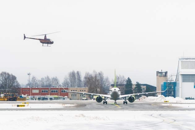 CS300 airBaltic ierodas Rīgā - 28