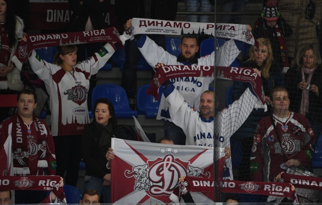 Hokejs, KHL spēle: Rīgas Dinamo - Medveščak - 6