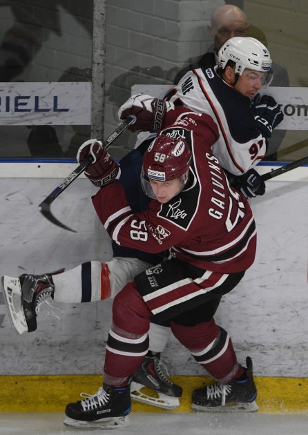Hokejs, KHL spēle: Rīgas Dinamo - Medveščak - 12