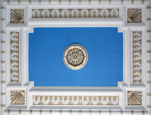 Riga synagogue-ceiling