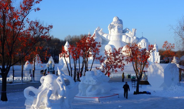 Jelgavas mākslinieki sniega skulptūru čempionātā - 13