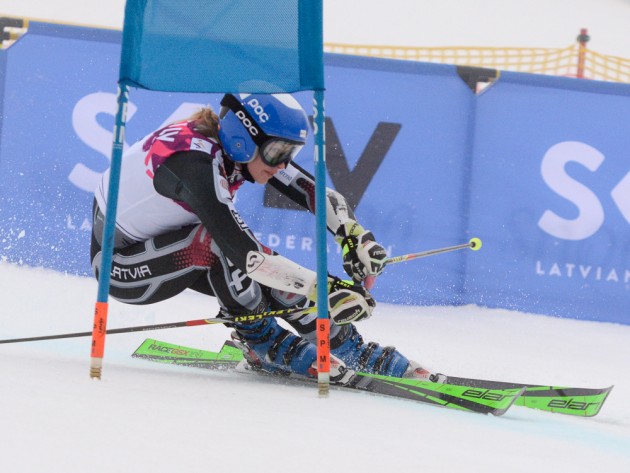 Kalnu slēpošana: Latvijas kauss un FIS sacensībās slalomā  - 6