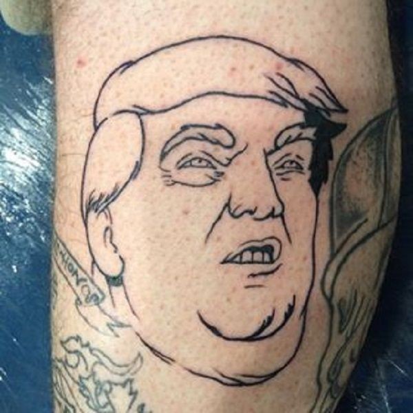 Tetovējumi ar ASV prezidentu Donaldu Trampu - 2