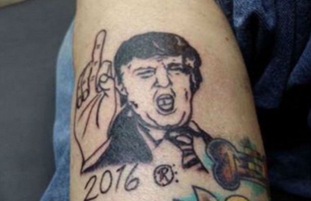 Tetovējumi ar ASV prezidentu Donaldu Trampu - 6