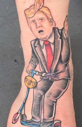 Tetovējumi ar ASV prezidentu Donaldu Trampu - 9