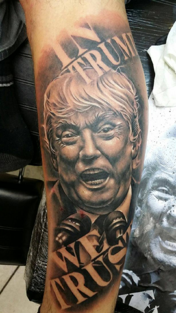 Tetovējumi ar ASV prezidentu Donaldu Trampu - 11
