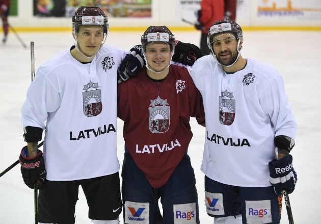 Latvijas hokeja izlases atklātais treniņš - 15