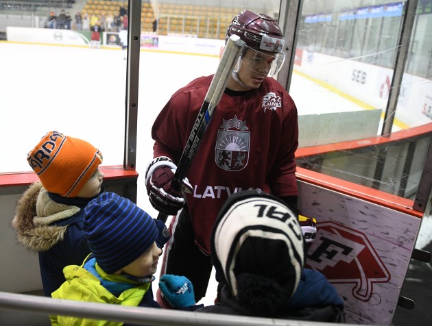 Latvijas hokeja izlases atklātais treniņš - 21