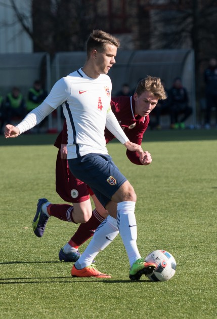 Futbols, Federāciju kausa turnīra spēle: Latvijas U-19 jauniešu futbola izlase pret Norvēģiju - 21