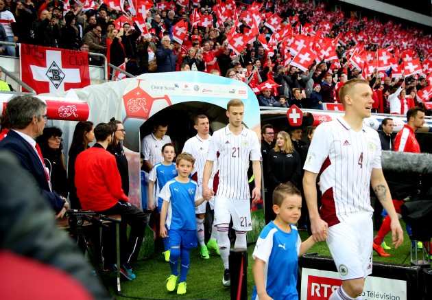 Futbols, Latvijas futbola izlase pret  Šveici  - 4