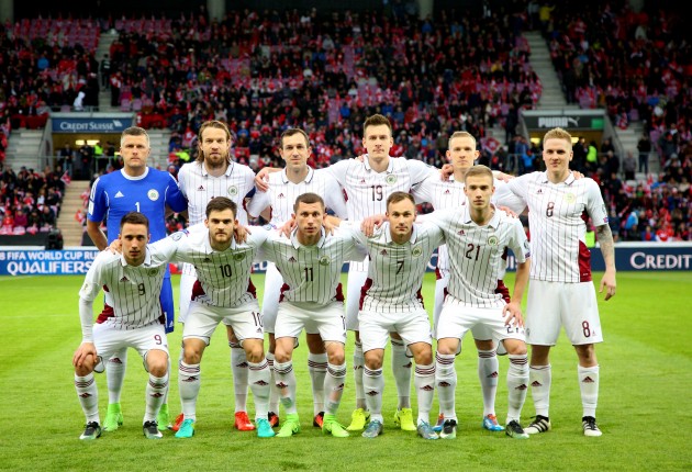 Futbols, Latvijas futbola izlase pret  Šveici  - 18
