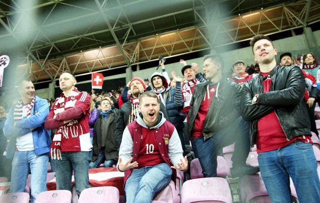 Futbols, Latvijas futbola izlase pret  Šveici  - 115