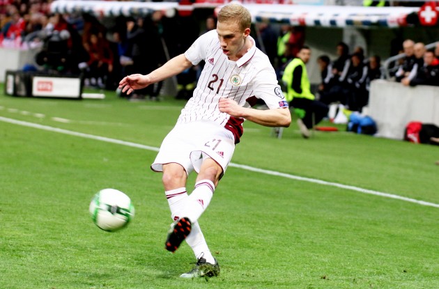 Futbols, Latvijas futbola izlase pret  Šveici  - 174